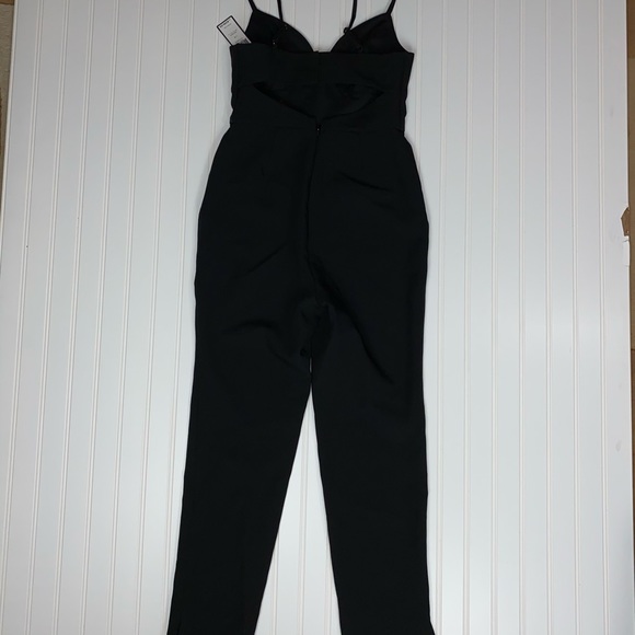 BCBGMaxazria Cut Out Back Jumpsuit M NWT - Picture 10 of 15